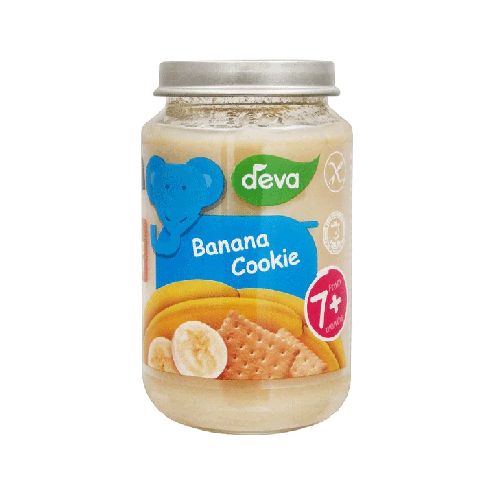 DEVA BABY FOOD BANANA COOKIE 7+MONTHS 200 GM