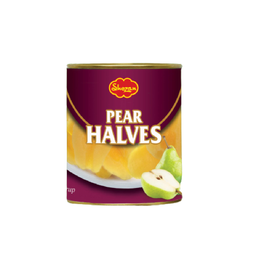 SHEZAN PEAR HALVERS TIN 850 GM