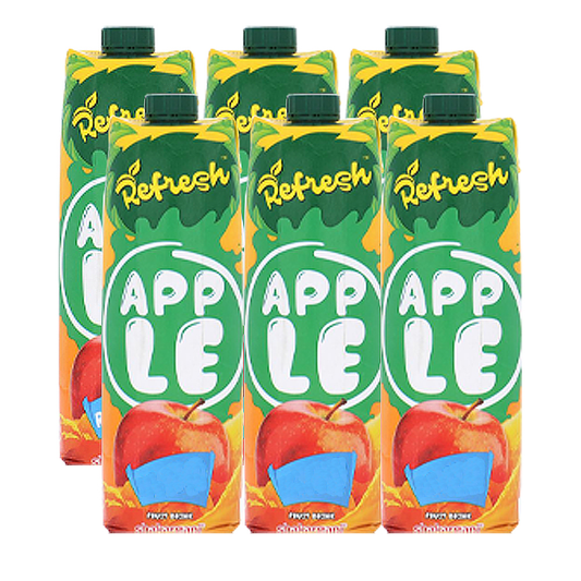 SHAKARGANJ REFRESH APPLE JUICE 1 LTR- CARTON