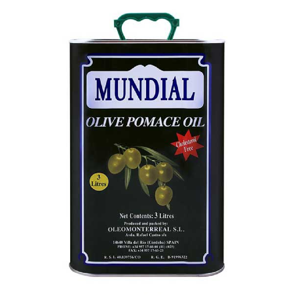 MUNDIAL OLIVE OIL EXTRA VIRGIN TIN 3 LTR