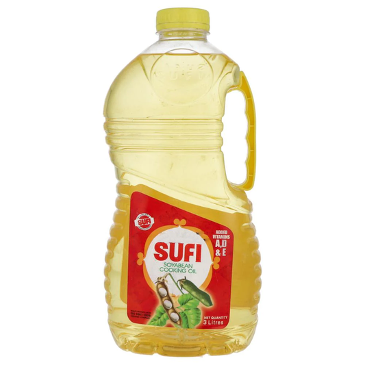 SUFI SOYABEAN COOKING OIL BOTTLE 3 LTR