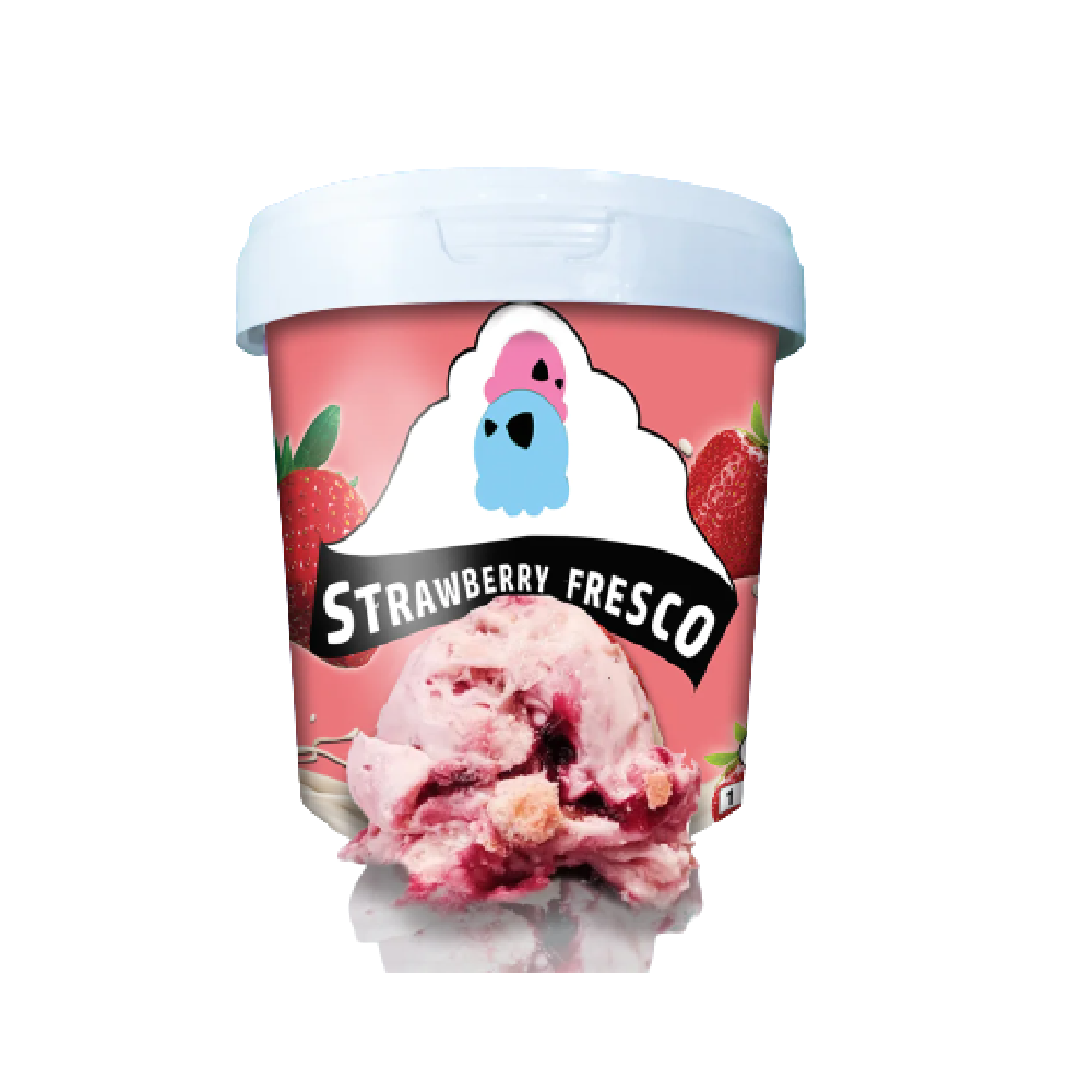 HIFNY TIFNY STRAWBERRY FRESCO ICE CREAM 1LTR