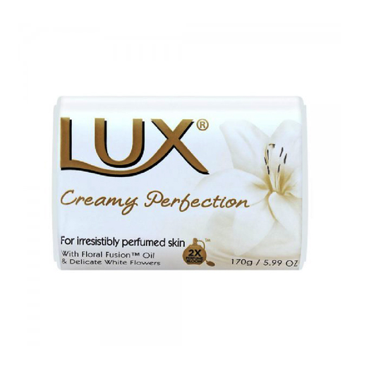 LUX SOAP WHITE FLOWER CREAMY PERFECTION 125 GM