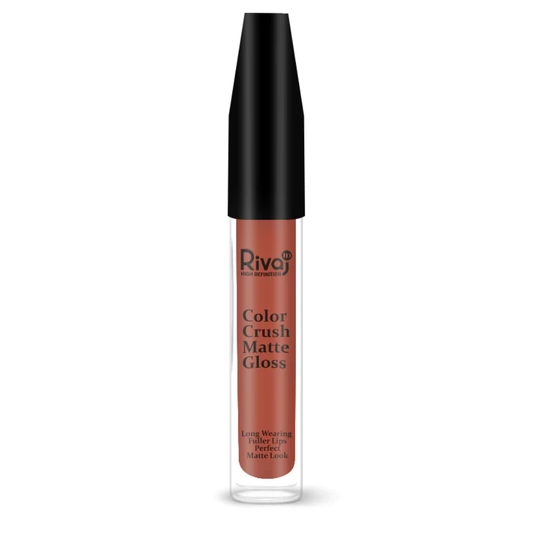 RIVAJ HD COLOR CRUSH MATT LIPGLOSS NO.4