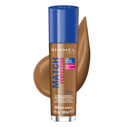 RIMMEL MATCH PERFECTION FOUNDATION 502 NOISETTE 30ML