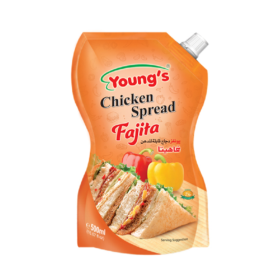 YOUNGS CHICKEN SPREAD FAJITA 500 ML