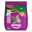 WHISKAS CAT FOOD ADULT TUNA FLAVOUR 1+YEAR 480 GM