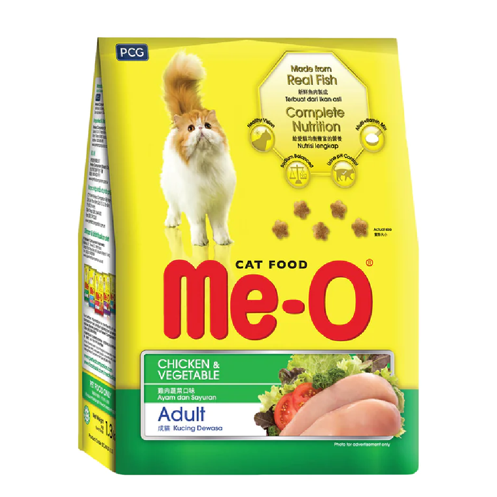 ME-O CAT FOOD ADULT CHICKEN AND VEGETABLE 450 GM
