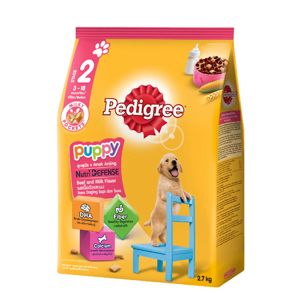 PEDIGREE DOG FOOD PUPPY CHICKEN EGG AND MILK 400 GM