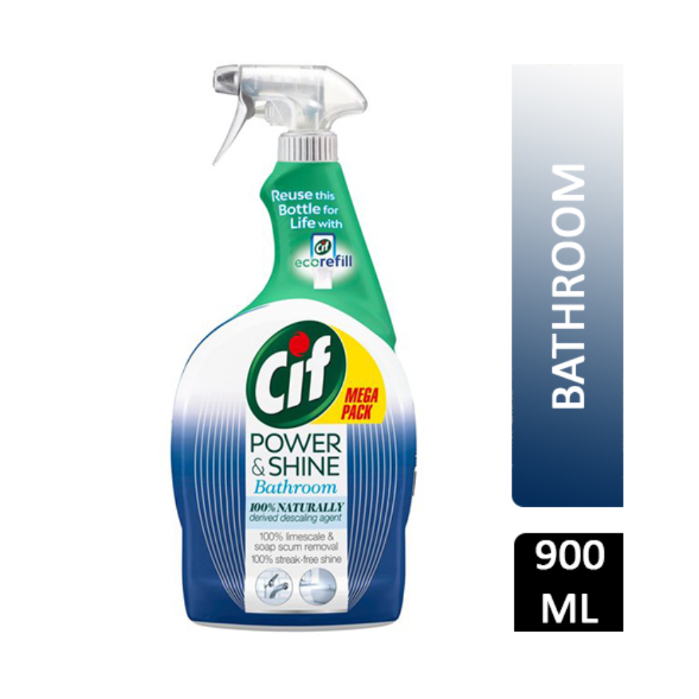 CIF BATHROOM CLEANER POWER & SHINE MEGA PACK 900 ML