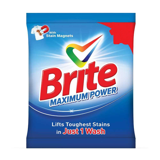 BRITE WASHING POWDER MAXIMUM POWER 40 GM