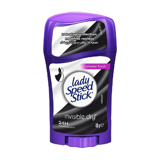 LADY SPEED DEO STICK SHOWER FRESH INVISIBLE DRY 40 GM