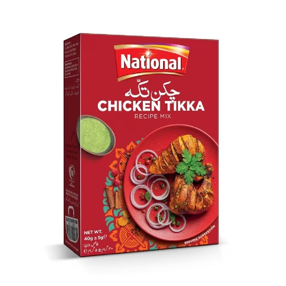 NATIONAL MASALA CHICKEN TIKKA MIX 40 GM