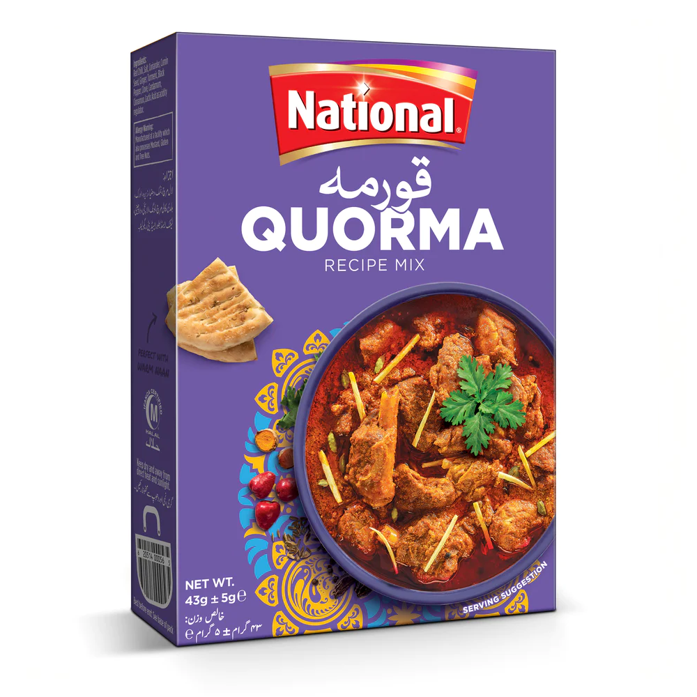 NATIONAL MASALA QUORMA MIX 43 GM