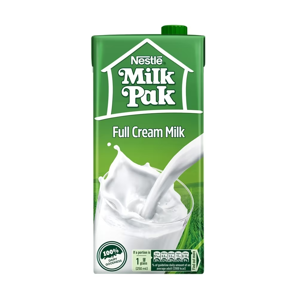 NESTLE MILKPAK MILK FULL CREAM 1 LTR