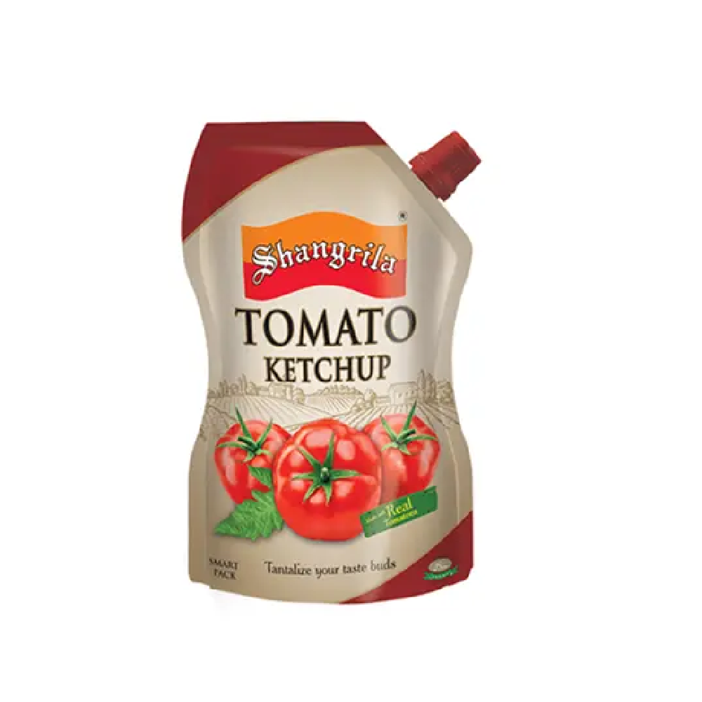 SHANGRILA KETCHUP TOMATO POUCH 400 GM