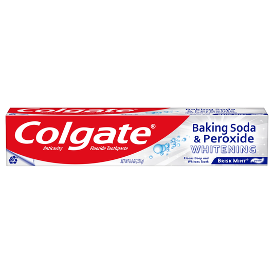 COLGATE TOOTH PASTE BAKING SODA BRISK MINT 226 GM BASIC