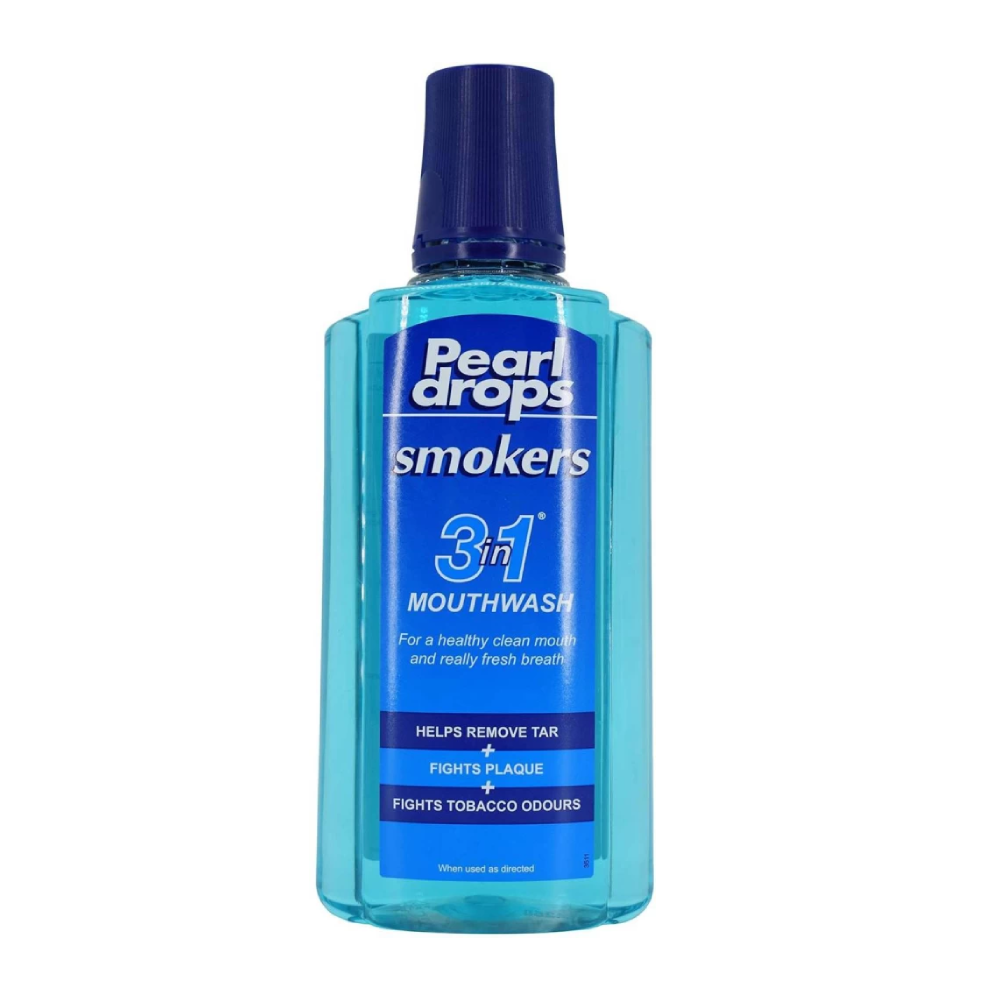 PEARL DROPS MOUTH WASH  SMOKERS 3IN1 400 ML