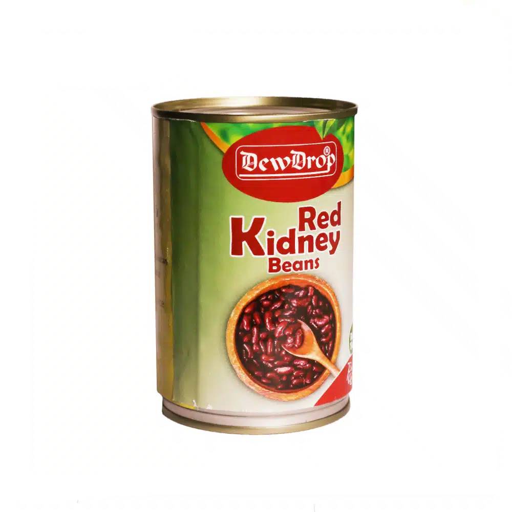 DEW DROP RED KIDNEY BEANS TIN 380Â GM