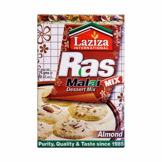 LAZIZA RASMALAI MIX ALMOND 75 GM