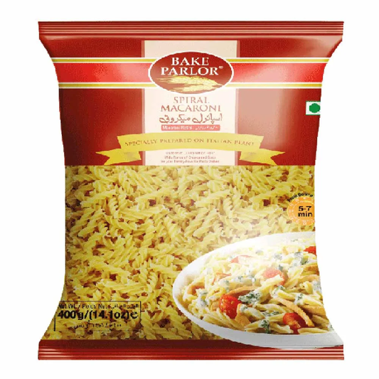 BAKE PARLOR SPIRAL MACARONI 400 GM