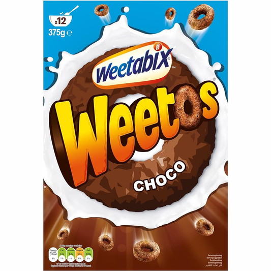 WEETABIX WEETOS CEREAL CHOCO 375 GM