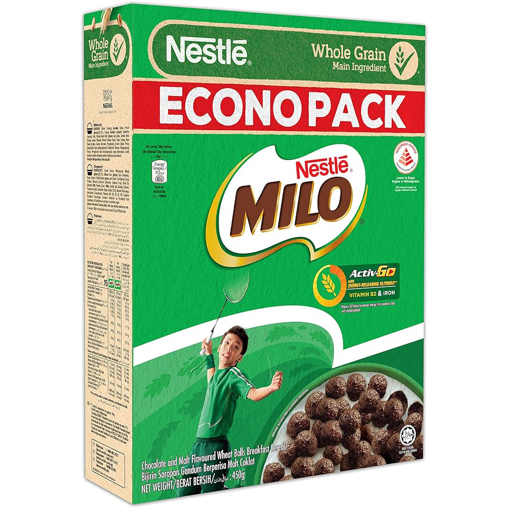 NESTLE CEREAL MILO BREAKFAST 450 GM