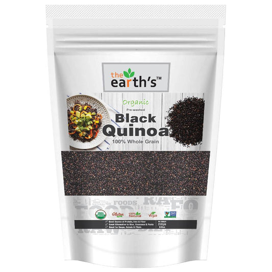 THE EARTHS QUINOA BLACK ORGANIC 250 GM