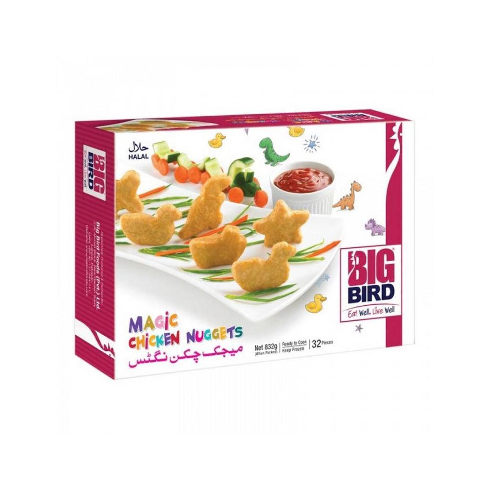 BIG BIRD MAGIC CHICKEN NUGGETS 832 GM