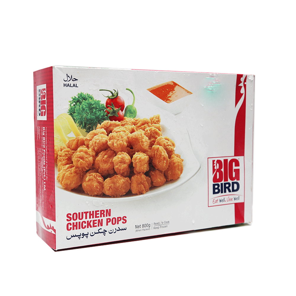 BIG BIRD SOUTHERN CHICKEN POPS 800 GM