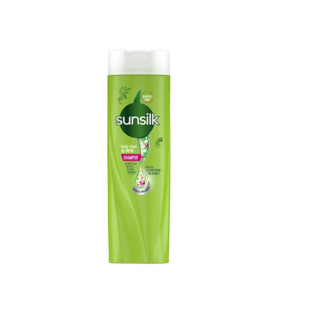 SUNSILK SHAMPOO LIVELY CLEAN & FRESH 300 ML