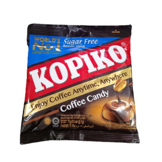 KOPIKO REAL COFFEE CANDY SUGAR FREE 75 GM