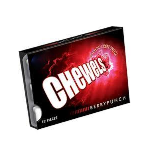 CHEWELS CHEWING BERRY GUM PC