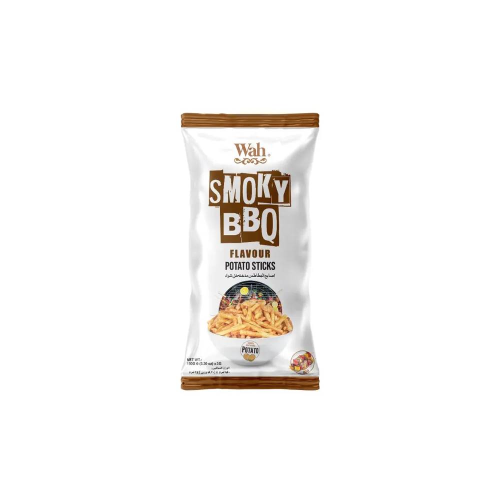 FOOD VALLEY WAH POTATO STICKS BARBECUE 150 GM