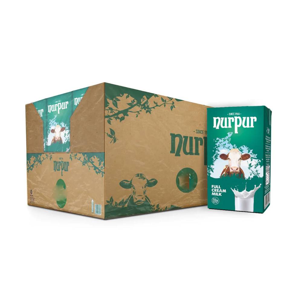 NURPUR FULL CREAM MILK 1 LTR - CARTON