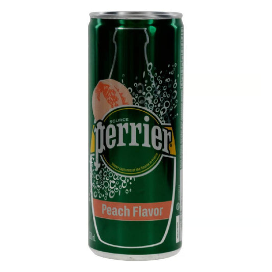 PERRIER WATER PEACH FLAVOR 250 ML