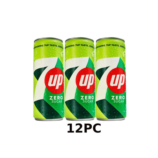 7 UP FREE LOCAL CAN 250 ML-CARTON