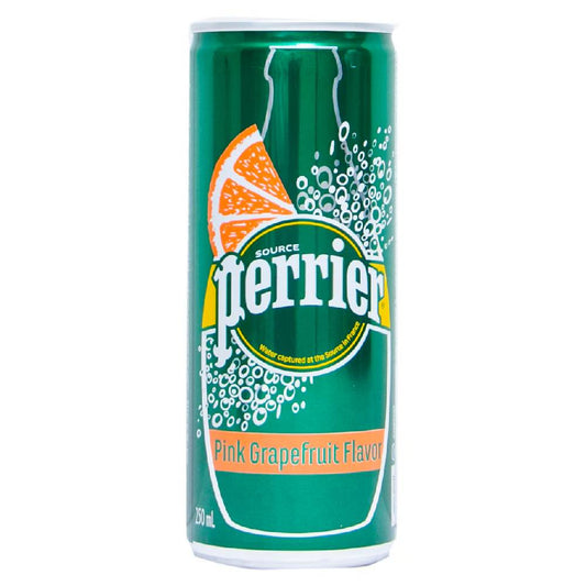 PERRIER WATER PINK GRAPE FRUIT FLAVOR 250 ML