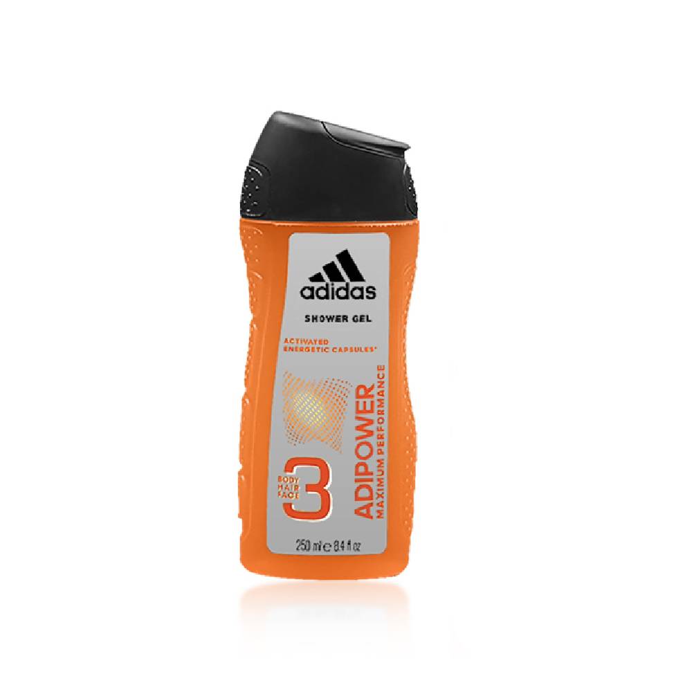 ADIDAS SHOWER GEL ENERGETIC CAPSULES 3IN1 250 ML BASIC