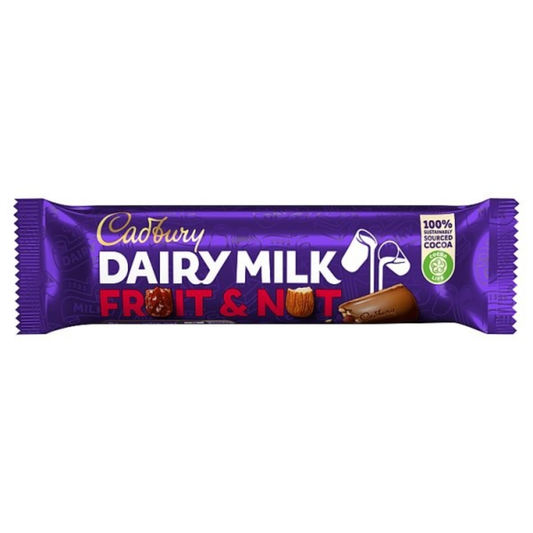 CADBURY DAIRY MILK CHOCOLATE FRUIT AND NUT 49 GM