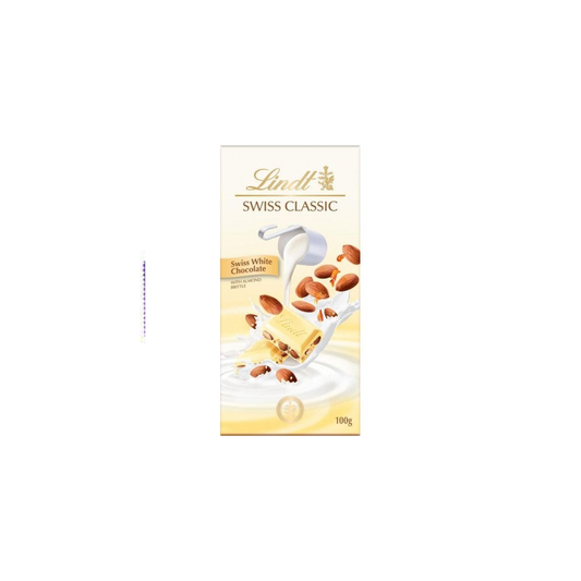 LINDT SWISS CHOCOLATE CLASSIC WHITE 100 GM