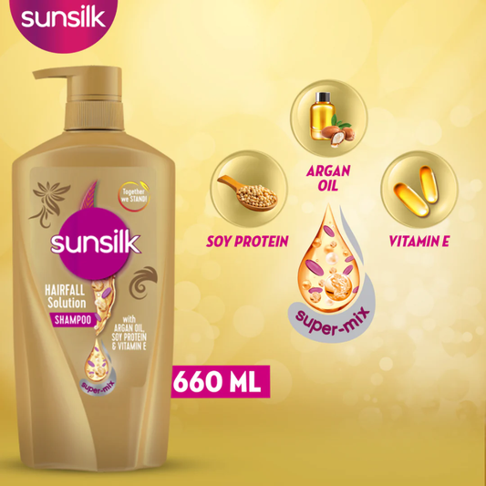 SUNSILK SHAMPOO HAIRFALL SOLUTION 660 ML