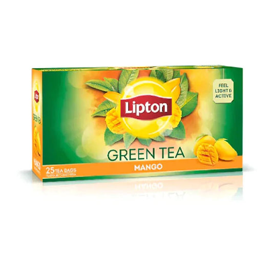 LIPTON GREEN TEA JUICY MANGO (25 TEA BAGS)