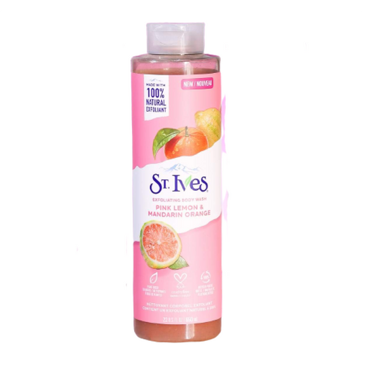 ST.IVES BODY WASH PINK LEMON & MARDARIN ORANGE 650 ML