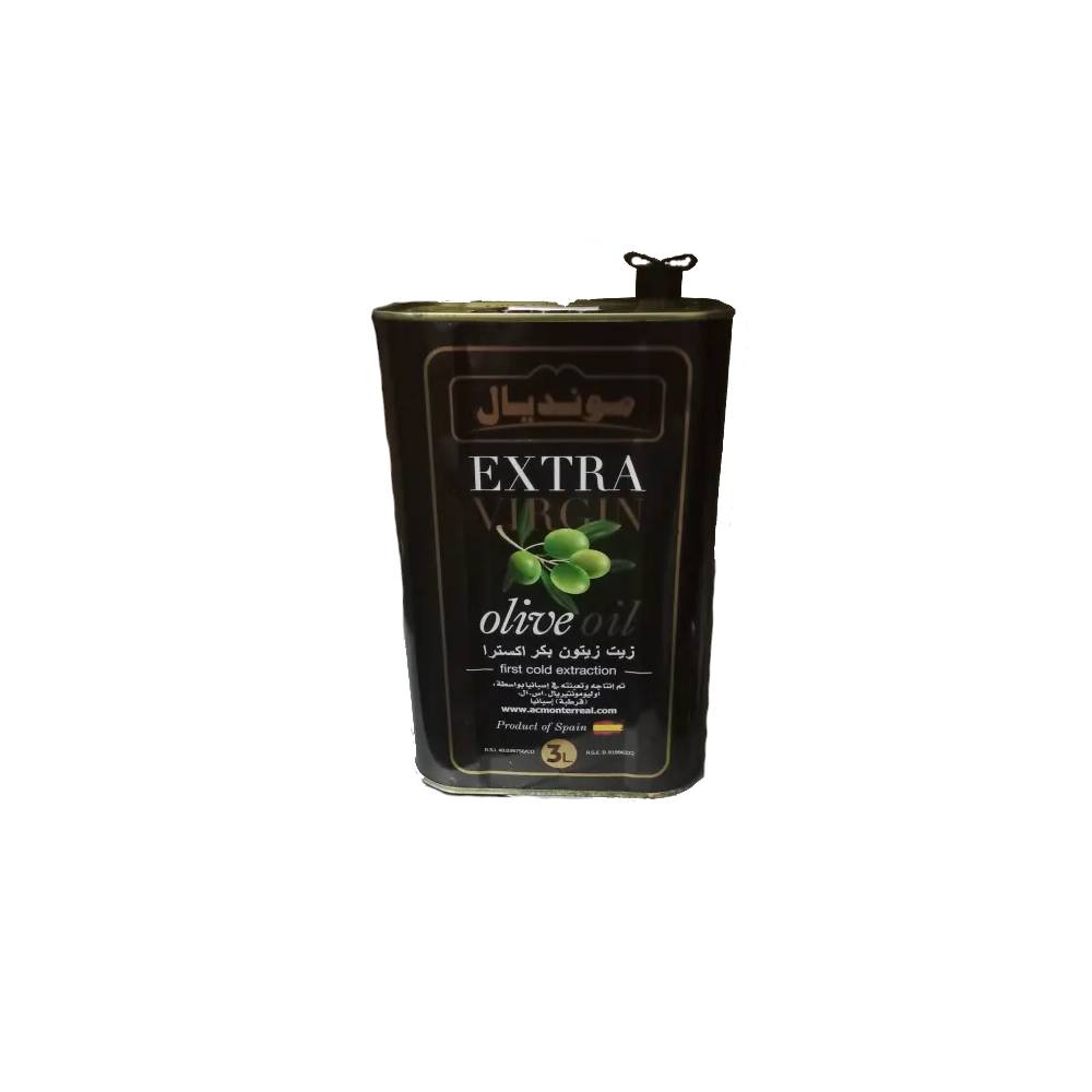 MUNDIAL OLIVE OIL EXTRA VIRGIN TIN 3 LTR