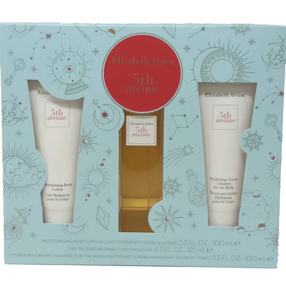 ELIZABETH ARDEN 5TH ANENUE FOR LADIES 3PC GIFT SET BASIC