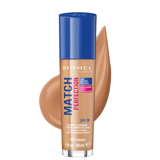 RIMMEL MATCH PERFECTION FOUNDATION 402 BRONZE 30ML