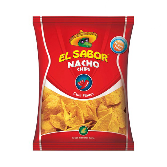 EL SABOR NACHO CHIPS CHILI FLAVOR 100 GM