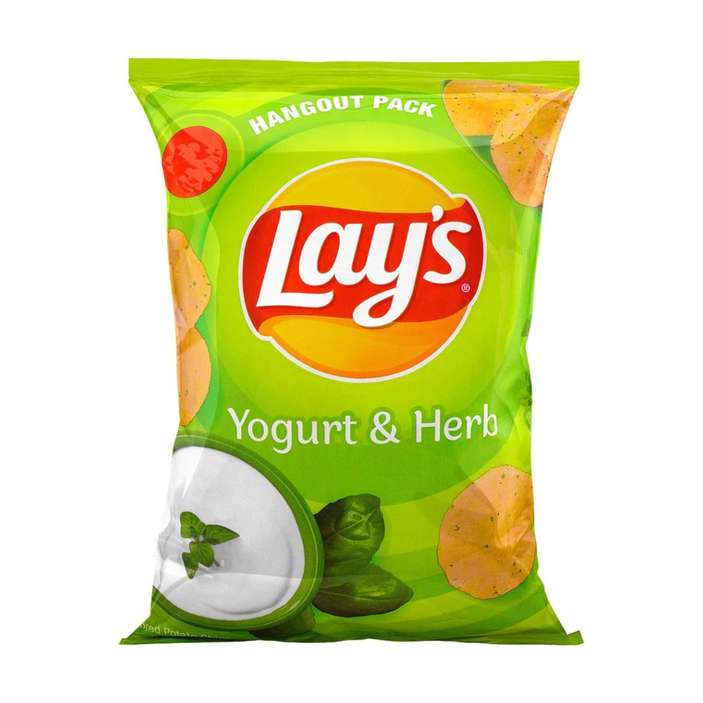 LAYS CHIPS YOGURT & HERB 90 GM