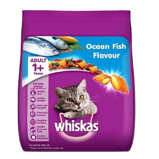 WHISKAS CAT FOOD ADULT OCEAN FISH 1+YEAR 3.3 KG